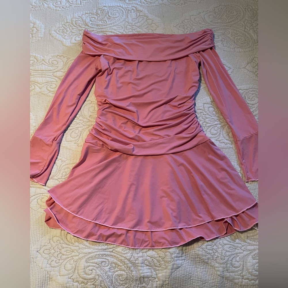 Off Shoulder Mini Dress - Picture 6 of 13